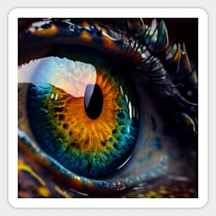 Dragon eye macro Sticker